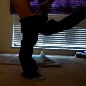 inside pooping on the floor