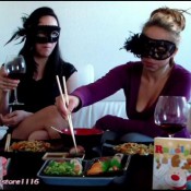 new years meal for all of you our new life with a human toilet