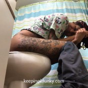 smoking redd`s blowing up clients toilets!! hd funkyladies