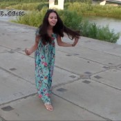summer! alina walks and powerfully farts and shitting suppkakiem