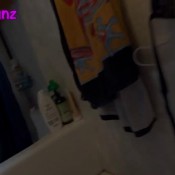smiling and friendly morning poop squatting sunnybunzcamgirl