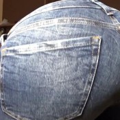 An Tight Blue Jeans Hotdirtyivone Angie Joy