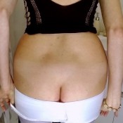 poop in white leggings hd skitnik