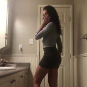 green skirt bare feet tina amazon