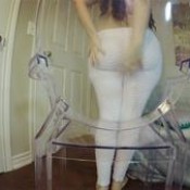 gassy in white leggings loverachelle2
