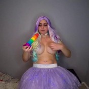 brooke woods my rainbow dildo and tight asshole