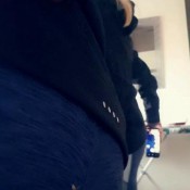 heidi foxx gassy in tight lycra leggings