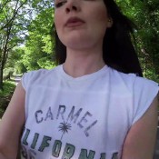 grey jeans in the road hd faye taylor