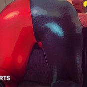 ruby farts harley quinn releases her toxic gas! ruby stone