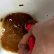 wash shitty sock in toilet hd the fart babes