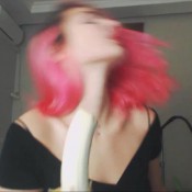 marysweeeet teasing with banana 5