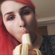 marysweeeet teasing with banana 6
