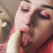 Marysweeeet Teasing With Banana 6