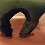 ruslana silk pants poop the fart babes