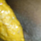 pooping in the trashcan at work! hd scatlover72 scarlett marie