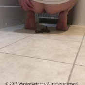 shitting and pissing on the floor solo wastedwetness
