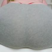fat assed bbw farts in gray leggings hd willow snow