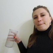 alice fairy measuring cup full of piss