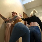 trapped in the bathroom hd classyngassy