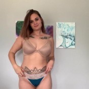 nina crowne mommy tries on lingerie for you