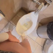 Fucking Up A Public Bathroom HD Peachypoppy