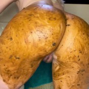 Scat Doll Smearing Filthy Chocolate All Over My Ass Iamroxxetee