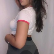 Aeluin Black Legging Farts Working Out Some Farts