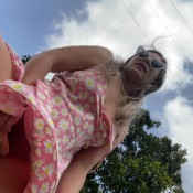 Elle Clark Shitting In Street